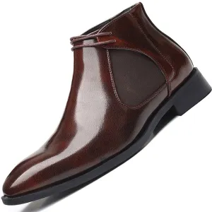 Angelo Ricci™ Business Elegant Leather Pointed Chukka Shoes