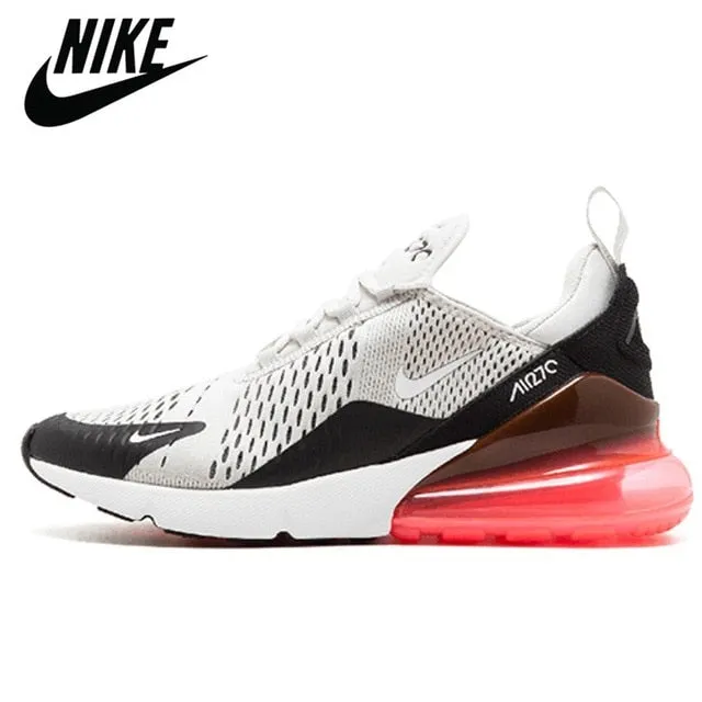 Authentic Air Max 270 Men's Running Shoes Anthracite Core White University Blue Outdoor Fashion Women's Sports Sneakers