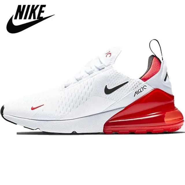 Authentic Air Max 270 Men's Running Shoes Anthracite Core White University Blue Outdoor Fashion Women's Sports Sneakers