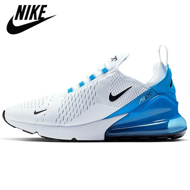 Authentic Air Max 270 Men's Running Shoes Anthracite Core White University Blue Outdoor Fashion Women's Sports Sneakers