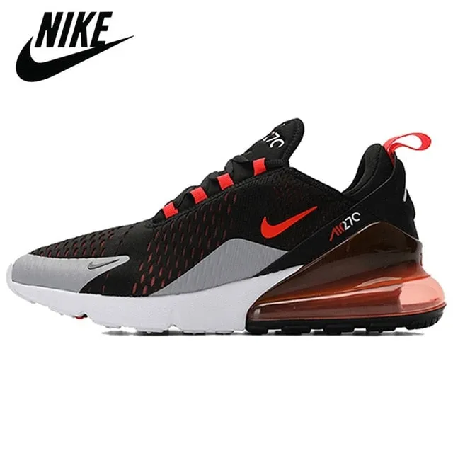 Authentic Air Max 270 Men's Running Shoes Anthracite Core White University Blue Outdoor Fashion Women's Sports Sneakers