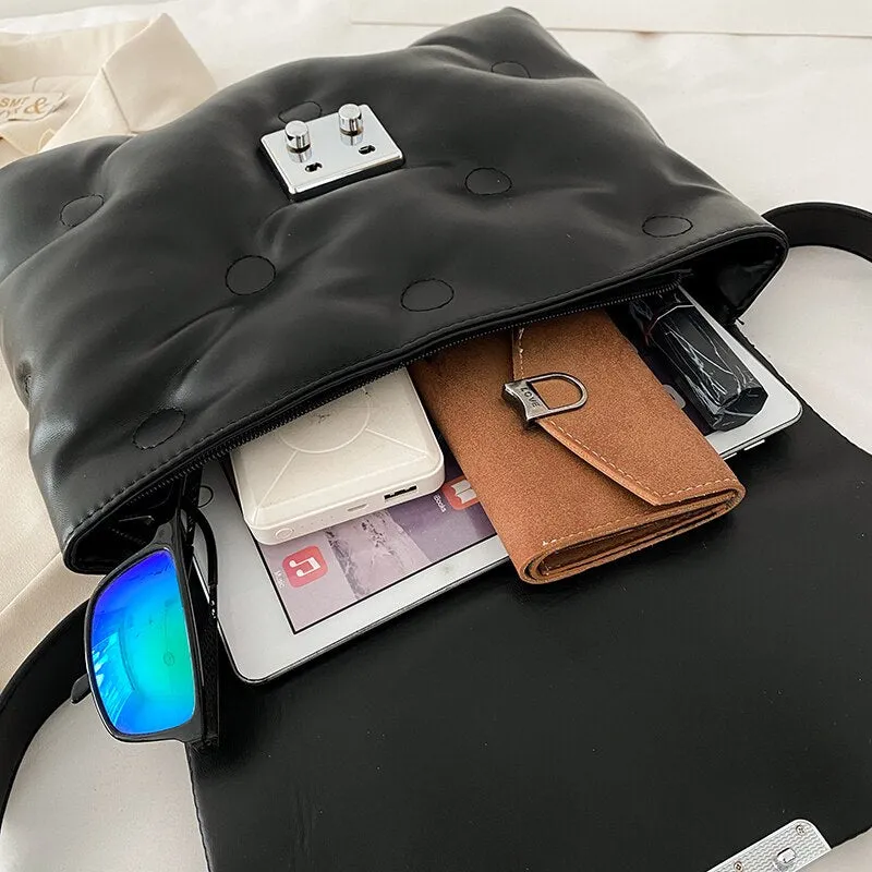 Back to College OLSITTI Pu Leather Totes Ladies Luxury Handbags Women Shoulder Bags for Women 2020 Designer Fashion Large Capacity Messenger Bag