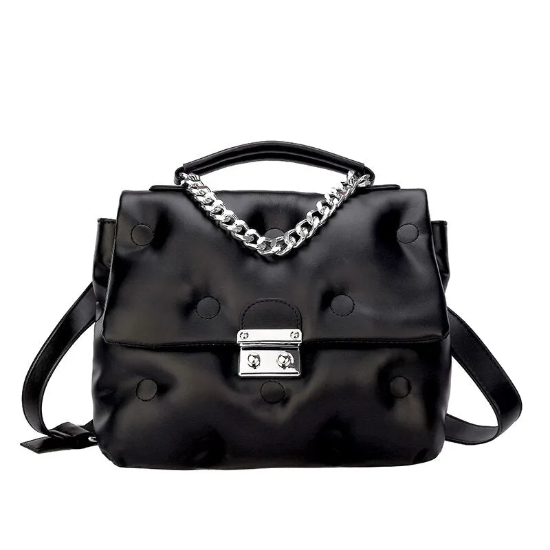 Back to College OLSITTI Pu Leather Totes Ladies Luxury Handbags Women Shoulder Bags for Women 2020 Designer Fashion Large Capacity Messenger Bag