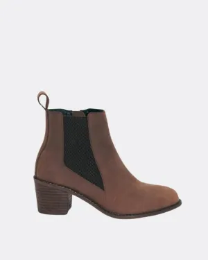 Bella Ankle Boots Choc