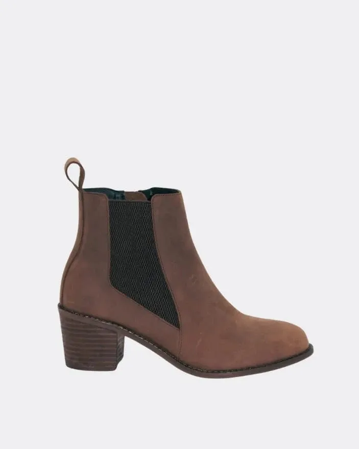 Bella Ankle Boots Choc