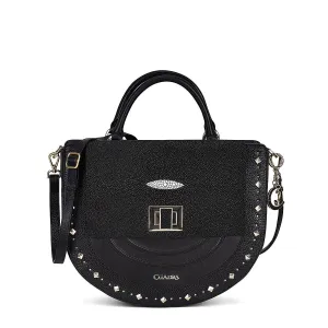 BOD46MA - Cuadra black fashion stingray crossbody bag for women