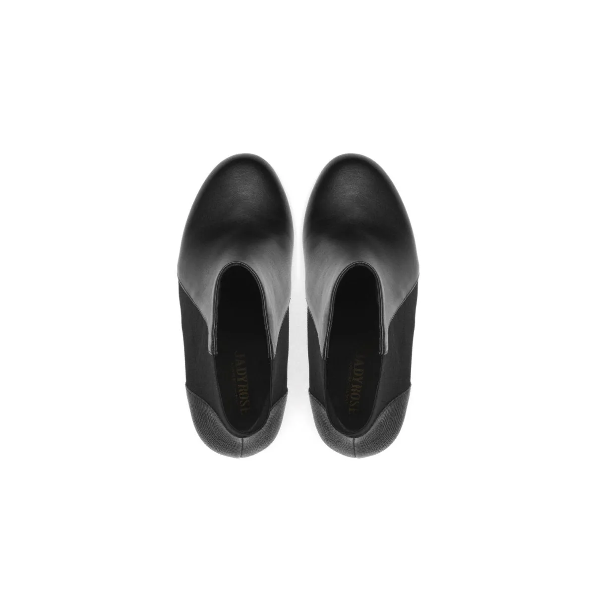 Color Block Leather Ankle Boots
