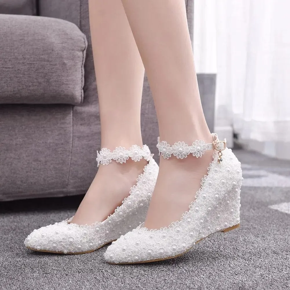 Crystal Queen Platform Pump Heels