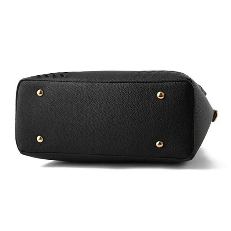 Fashion Women Handbags Tassel PU Leather Totes Top-handle Embroidery Crossbody Shoulder Bag Lady us