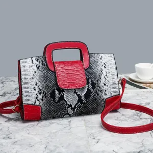 Fashion Women Pu Leather Handbags Shoulder Bag High Quality Ladies Serpentine Crossbody Bags for Women New Casual Messenger Bags