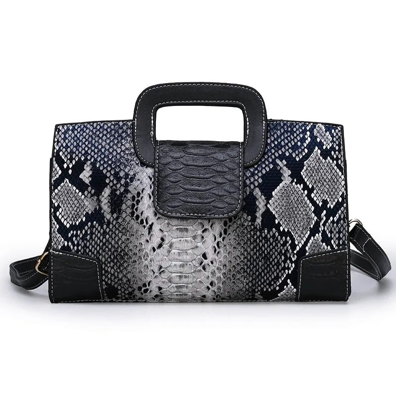 Fashion Women Pu Leather Handbags Shoulder Bag High Quality Ladies Serpentine Crossbody Bags for Women New Casual Messenger Bags