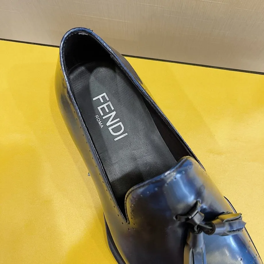 Feni Moccasin Tassels Loafers Blue For Men