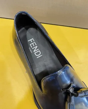 Feni Moccasin Tassels Loafers Blue For Men
