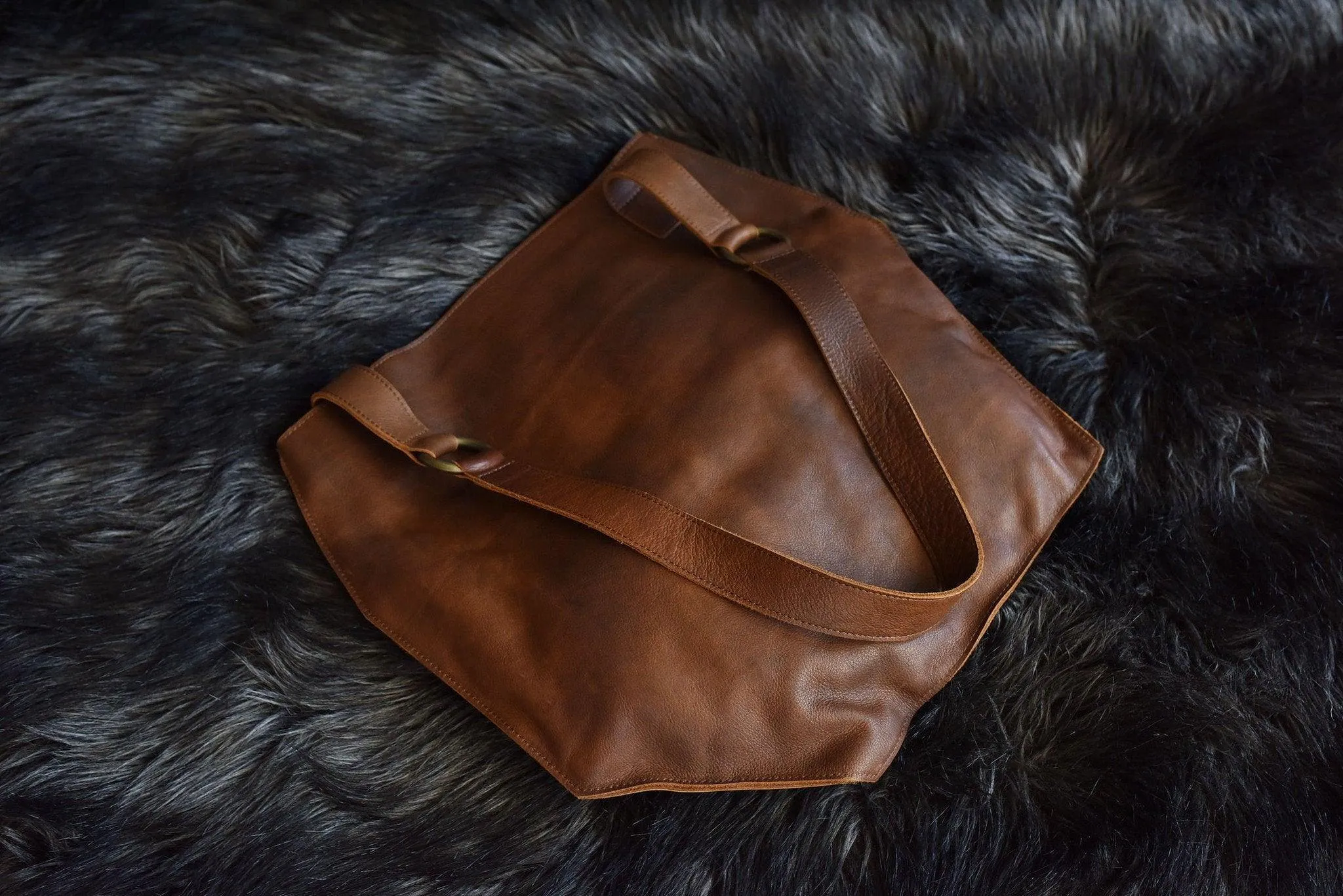 Kiko Leather Cross Over Tote