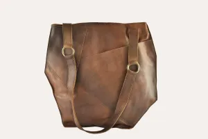 Kiko Leather Cross Over Tote