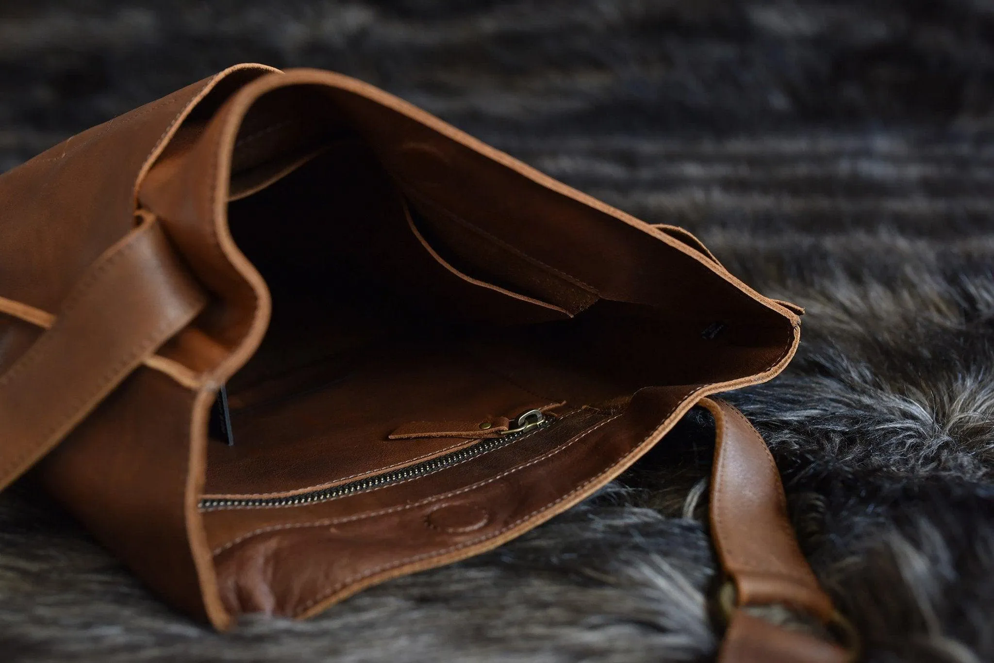 Kiko Leather Cross Over Tote