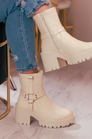 Lisbon - Women's Platform Combat Boots