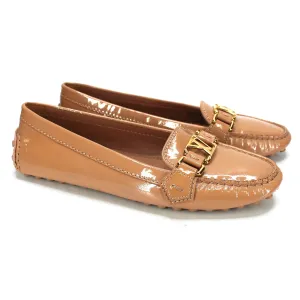 Louis Vuitton Patent Logo Loafers