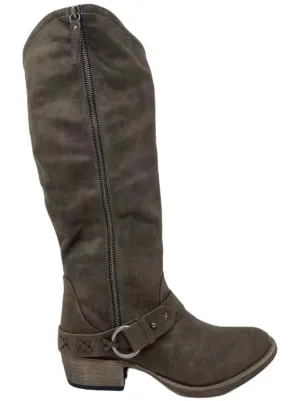Merlot Tall Boots - Dark Taupe