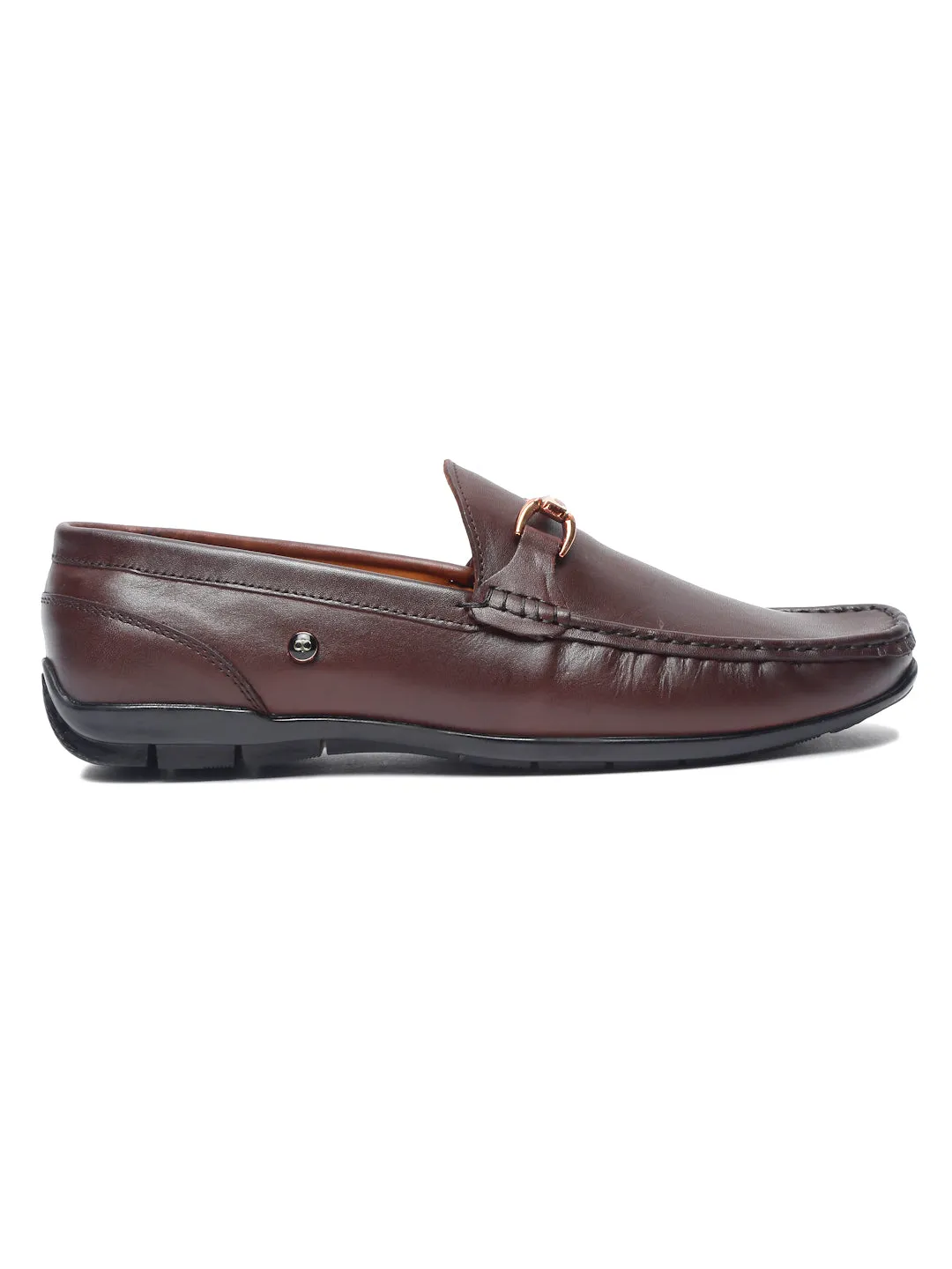 Pelle Albero Brown Loafers for Men
