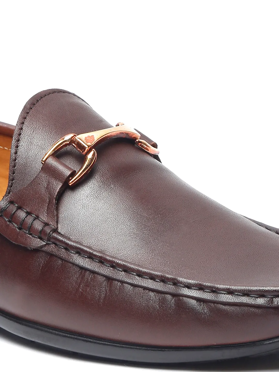 Pelle Albero Brown Loafers for Men