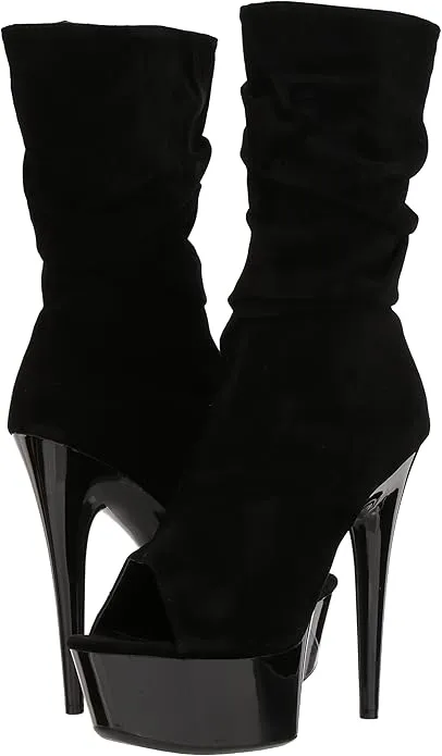 Scrunch-609 Microfiber Slouch Ankle Boots