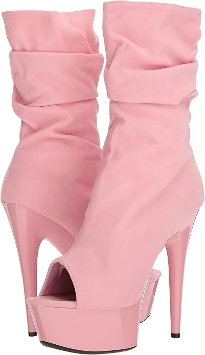 Scrunch-609 Microfiber Slouch Ankle Boots