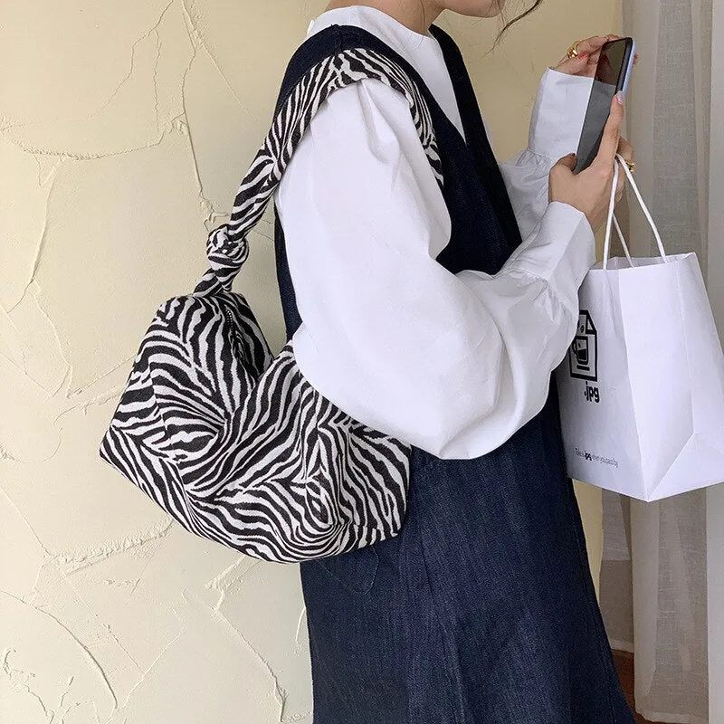 Small PU Leather Underarm Bags For Women 2021 New Pillow Design Quality Fashion Shoulder Bag Purse Female Clutch Tote sac a main