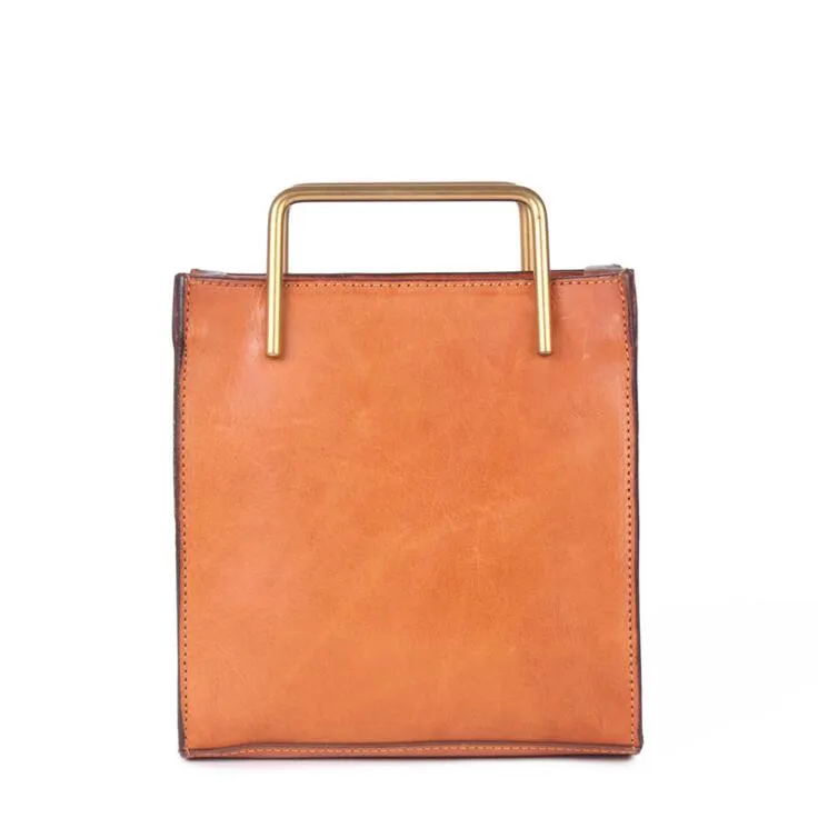 Small Women's Leather Crossbody Tote Bag Genuine Leather Handbags For Women