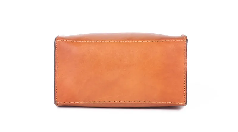 Small Women's Leather Crossbody Tote Bag Genuine Leather Handbags For Women