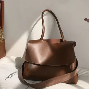 Tote Women Bag Designer Shoulder Bag Female Underarm Crossbody Bag Handbag Retro Fashion PU Leather 2021 All-match High Capacity