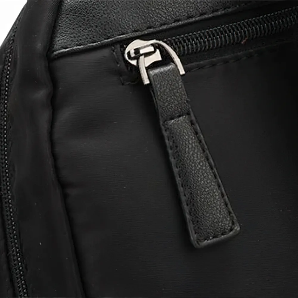 Trendy Casual Oxford Cloth Backpack for Women / Female Simple Small Zipper Solid Daypack