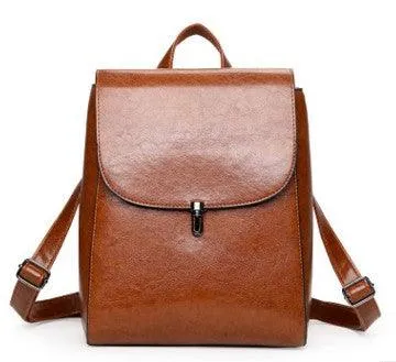 Woman Fashion Backpack 2021 Leather Brands Female Backpacks High Quality Schoolbag Backpack Elegant Mochilas Escolar Feminina