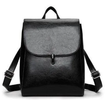 Woman Fashion Backpack 2021 Leather Brands Female Backpacks High Quality Schoolbag Backpack Elegant Mochilas Escolar Feminina
